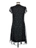 JBS 100% Polyester Polka Dots Black Casual Dress Size 6 - photo 2