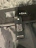 Aqua Solid Black Casual Skirt Size 2 - photo 3
