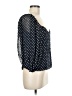 Express Polka Dots Black 3/4 Sleeve Blouse Size M - photo 4