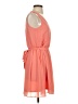 A. Byer 100% Polyester Solid Orange Casual Dress Size S - photo 4