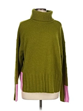 Peace Love World Turtleneck Sweater