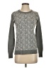 Liz Claiborne 100% Cotton Animal Print Gray Pullover Sweater Size S - photo 1