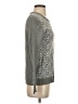 Liz Claiborne 100% Cotton Animal Print Gray Pullover Sweater Size S - photo 4