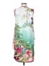 Smash Tropical Green Cocktail Dress Size S - photo 2