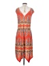 World Unity Paisley Orange Casual Dress Size S - photo 2