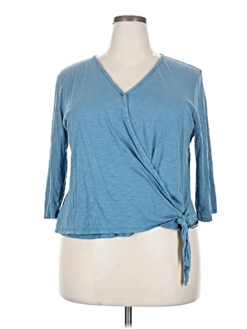 Eddie Bauer 3/4 Sleeve T-Shirt (view 1)