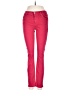 7 For All Mankind Hearts Red Jeans Size 27 waist - photo 1