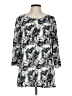 Christopher & Banks Silver 3/4 Sleeve Blouse Size L - photo 1