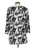 Christopher & Banks Silver 3/4 Sleeve Blouse Size L - photo 2
