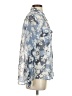 Gap Outlet Floral Blue Long Sleeve Blouse Size S - photo 4