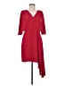 Halston 100% Polyester Red Cocktail Dress Size 6 - photo 1