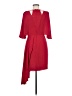 Halston 100% Polyester Red Cocktail Dress Size 6 - photo 2