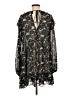 Free People 100% Polyester Black Casual Dress Size M - photo 2