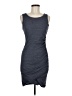 Leith Solid Gray Casual Dress Size M - photo 1