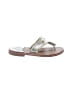 Palm Beach Silver Gold Sandals Size 4 - photo 1