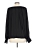 Nine West 100% Polyester Black Long Sleeve Blouse Size L - photo 2