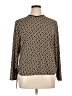 Liliana Brown Long Sleeve Blouse Size XL - photo 1
