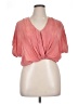 Polly & Esther Pink Short Sleeve Top Size XL (estimated) - photo 1