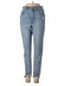 Express Hearts Blue Jeans Size 2S - photo 1