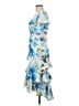 Theia 100% Polyester Blue Cocktail Dress Size 6 - photo 5