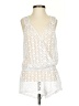 Xhilaration 100% Polyester White Romper Size S - photo 1
