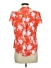 41Hawthorn 100% Polyester Orange Short Sleeve Blouse Size M - photo 2