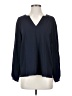 Vince Camuto Blue Long Sleeve Blouse Size S - photo 1