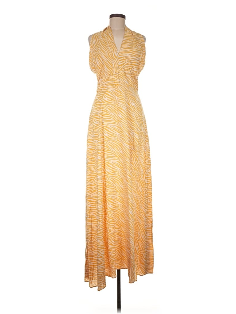 Pre-owned Vici Casual Dress In Yellow