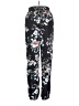 Shein 100% Polyester Floral Black Casual Pants Size M - photo 1