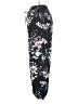 Shein 100% Polyester Floral Black Casual Pants Size M - photo 5