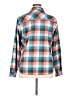 Cabela's Plaid Teal Long Sleeve Blouse Size XL - photo 2