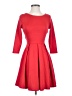 Apricity Solid Red Cocktail Dress Size XS - photo 1