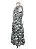 Wisp Print Black Gray Casual Dress Size 0 - photo 5