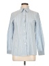 Foxcroft Stripes Blue Long Sleeve Button-Down Shirt Size 10 - photo 1