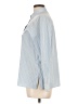 Foxcroft Stripes Blue Long Sleeve Button-Down Shirt Size 10 - photo 5
