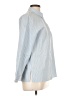 Foxcroft Stripes Blue Long Sleeve Button-Down Shirt Size 10 - photo 4
