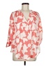 Torrid 100% Polyester Orange 3/4 Sleeve Blouse Size Med Plus (00) - photo 1