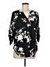 Torrid Floral Black 3/4 Sleeve Blouse Size Med Plus (00) - photo 1