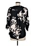 Torrid Floral Black 3/4 Sleeve Blouse Size Med Plus (00) - photo 2
