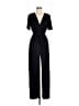 Dress Day 100% Polyester Solid Black Jumpsuit Size M - photo 1