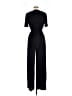Dress Day 100% Polyester Solid Black Jumpsuit Size M - photo 2