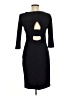 Zara Basic Solid Black Cocktail Dress Size M - photo 2