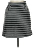oasis Stripes Gray Casual Skirt Size 6 - photo 1