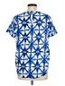 MICHAEL Michael Kors 100% Polyester Blue Short Sleeve Blouse Size M - photo 2