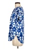 MICHAEL Michael Kors 100% Polyester Blue Short Sleeve Blouse Size M - photo 5