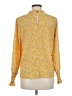 Carolina Belle 100% Polyester Yellow Long Sleeve Blouse Size M - photo 2