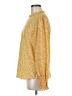 Carolina Belle 100% Polyester Yellow Long Sleeve Blouse Size M - photo 5