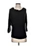 Assorted Brands 100% Polyester Black 3/4 Sleeve Top Size XS - photo 1