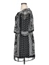 Bebop 100% Polyester Paisley Gray Casual Dress Size XL - photo 5