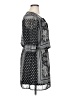 Bebop 100% Polyester Paisley Gray Casual Dress Size XL - photo 4